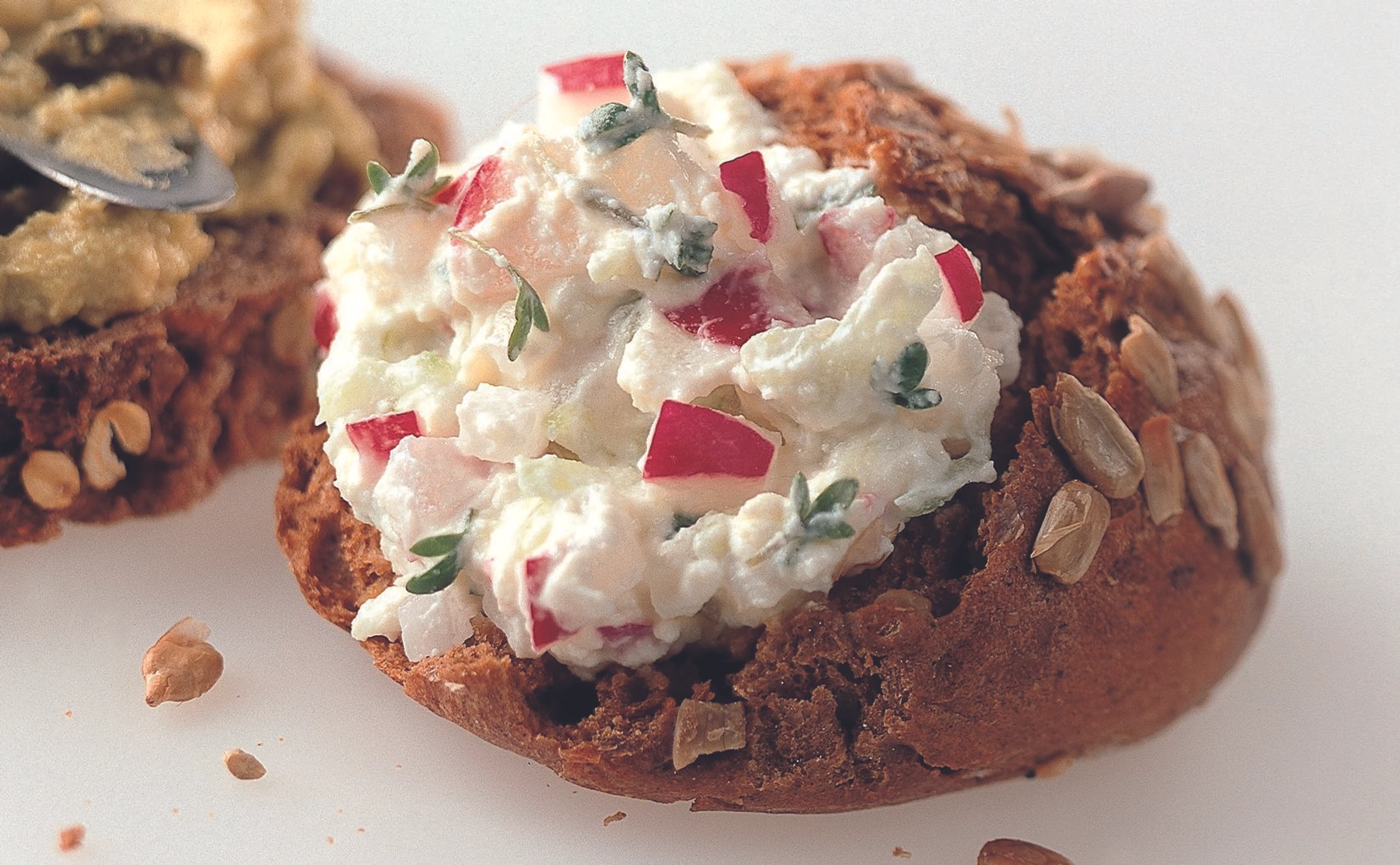 Gurken-Radieschen-Kresse-Aufstrich