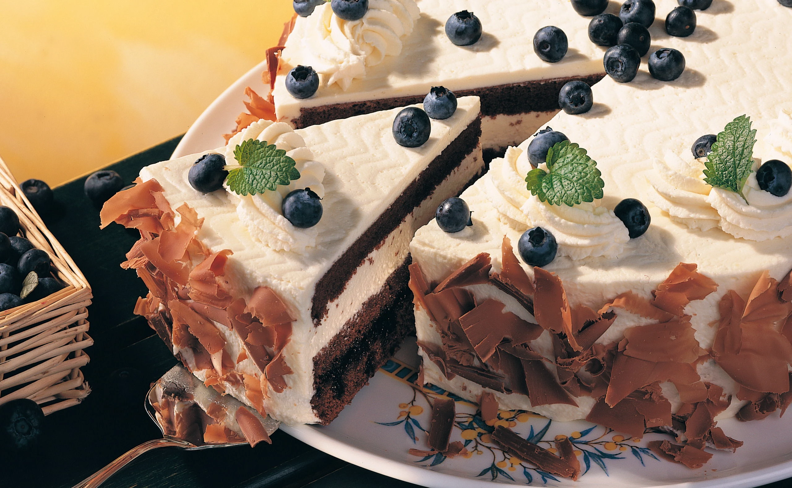 Heidelbeer-Schokolade-Torte