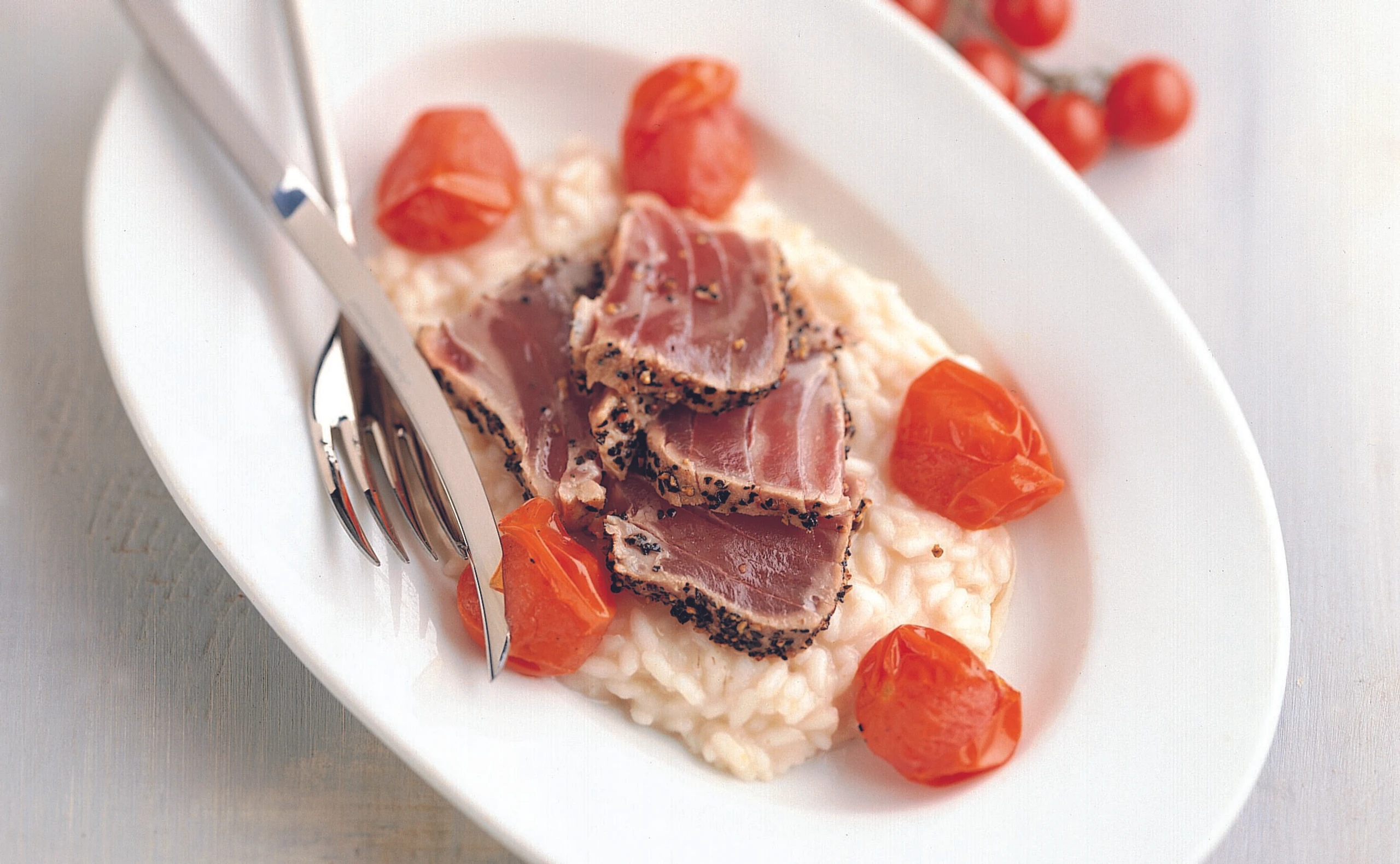 Thunfisch mit Fenchel-Risotto