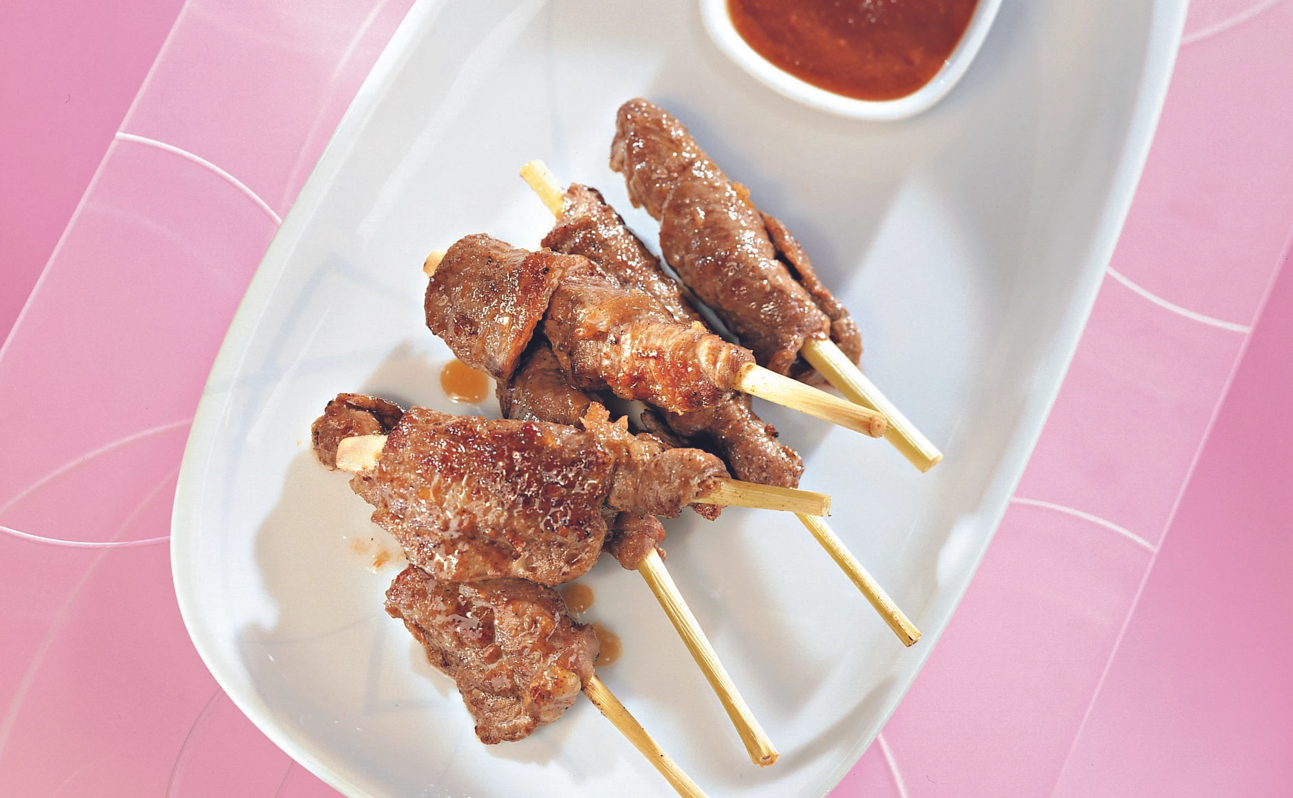 Sirloin-Lollipops: Asiatische Rindfleischspieße