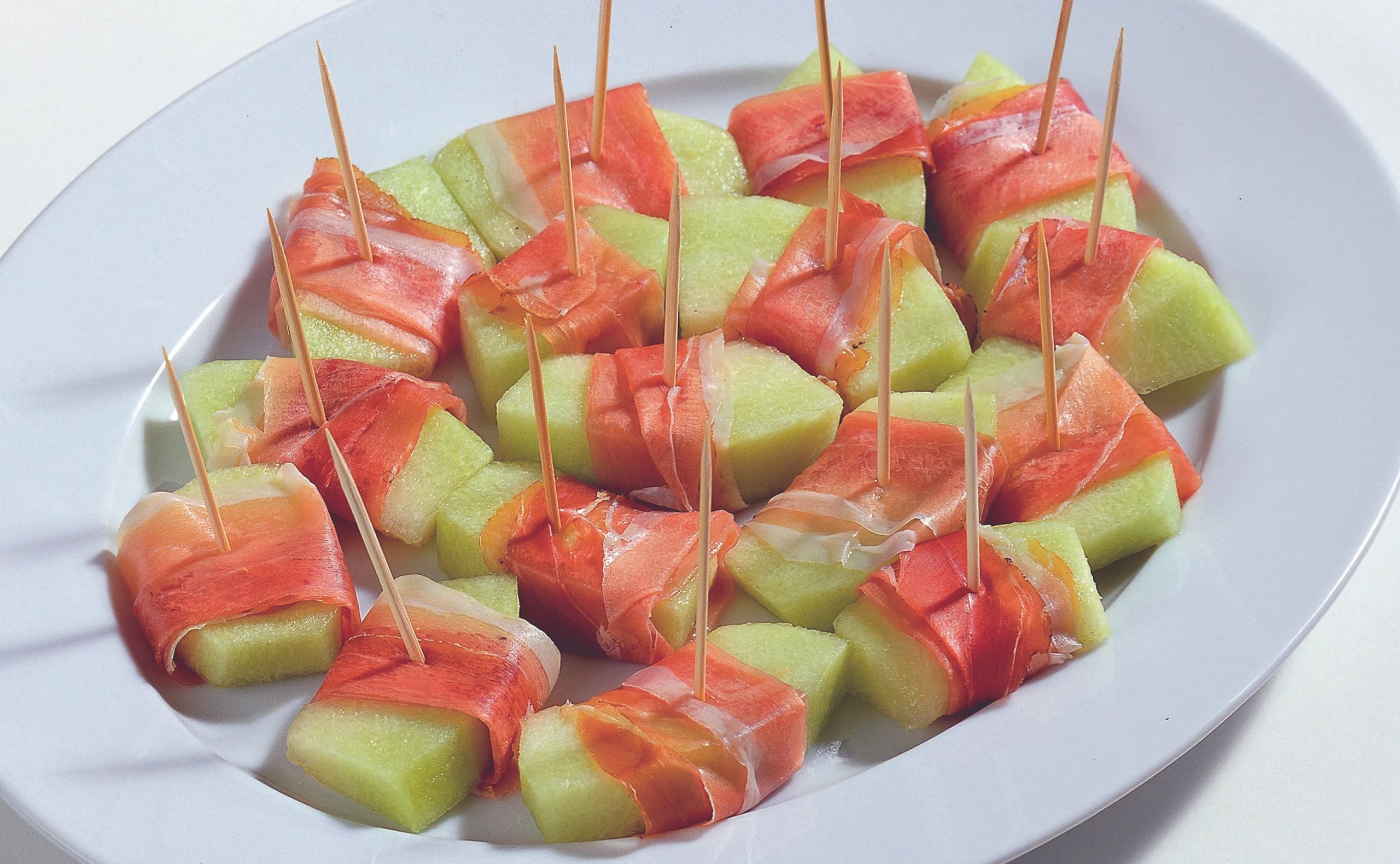 Melone mit Rohschinken