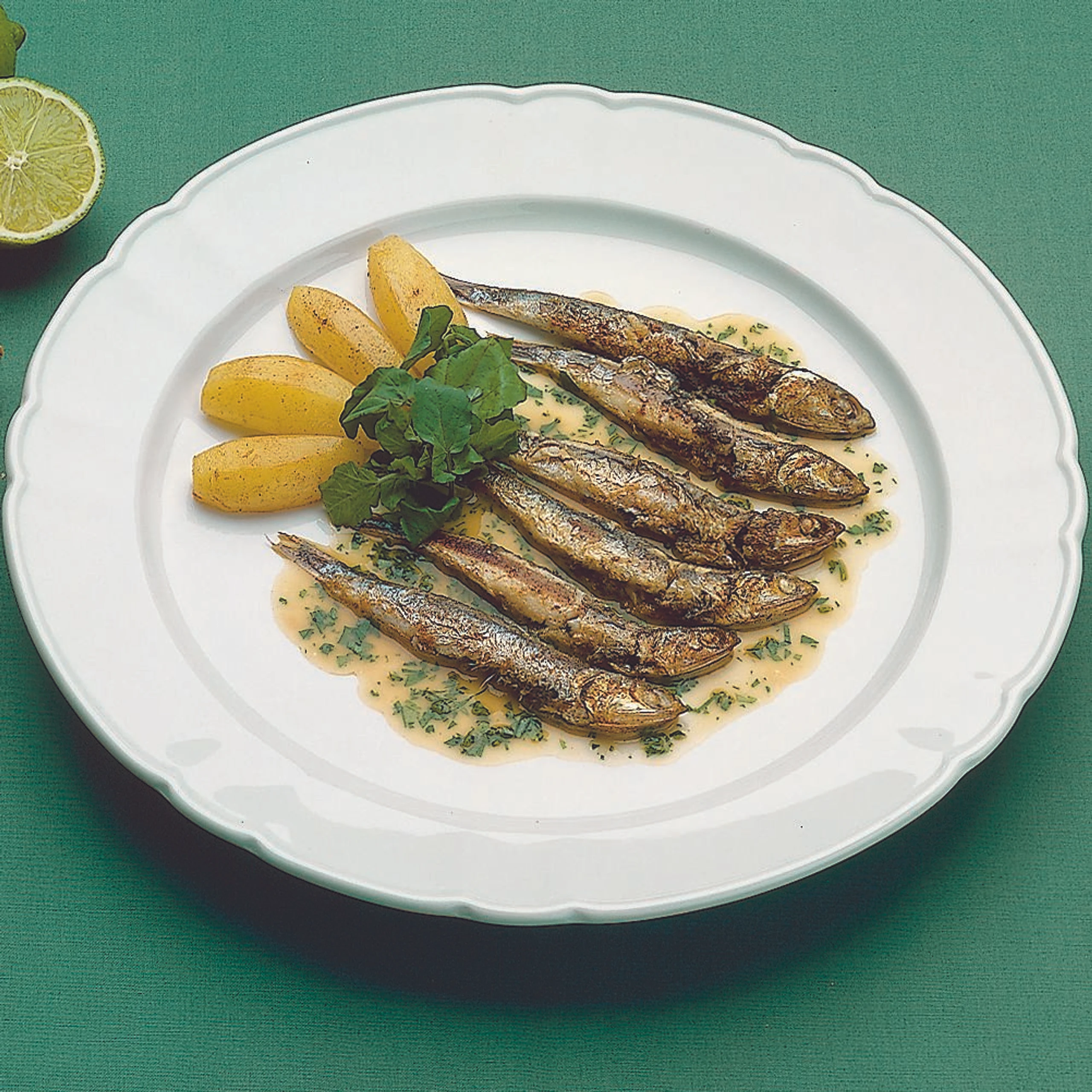 Gebratene Sardinen