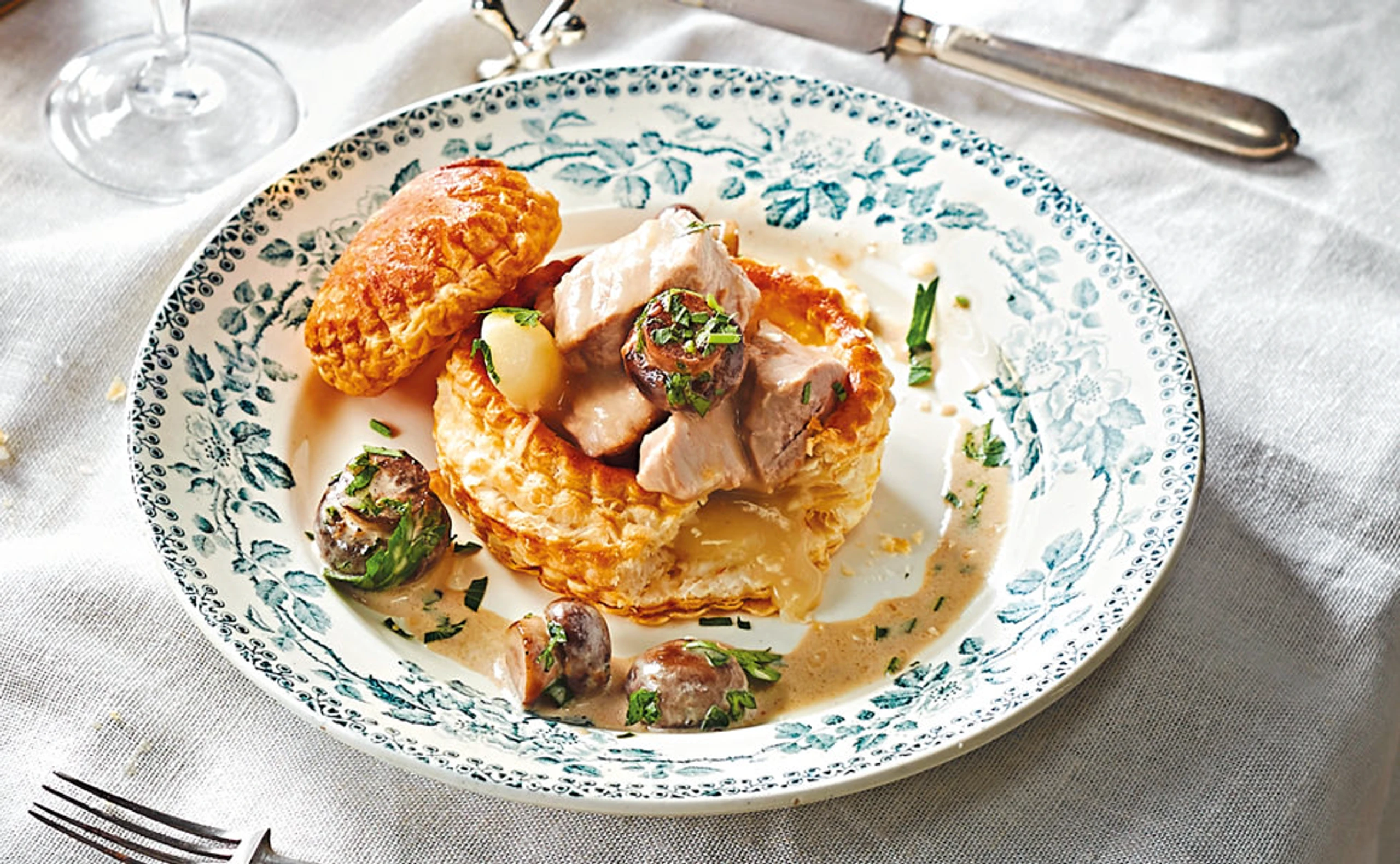 Blanquette de veau: Französisches Kalbsragout