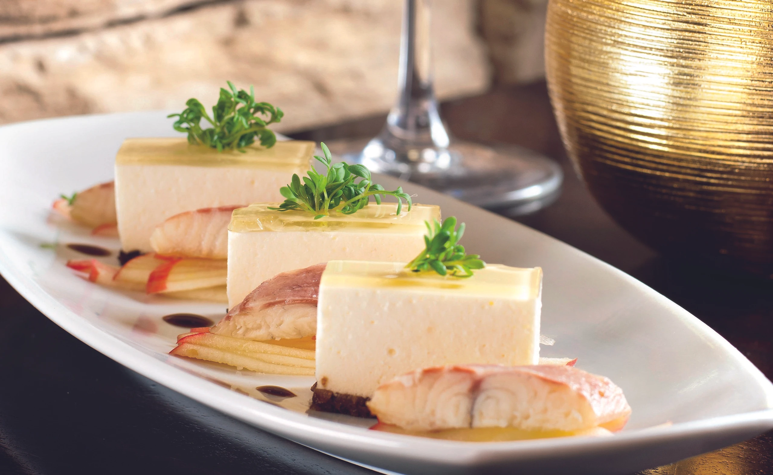 Krenterrine mit Räucheraal