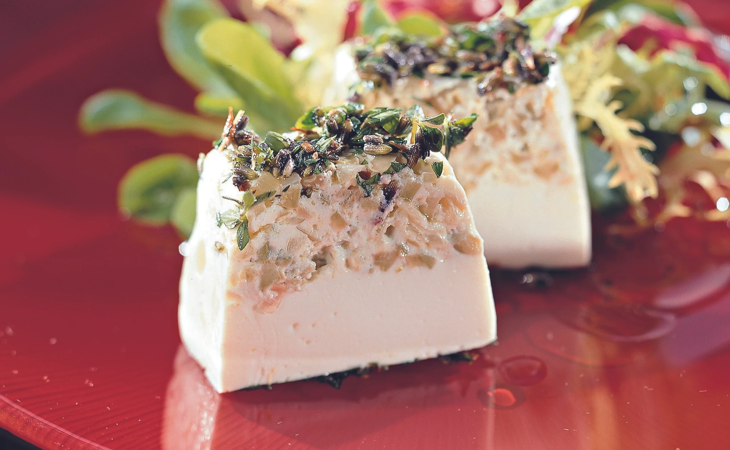 Ziegenkäseterrine