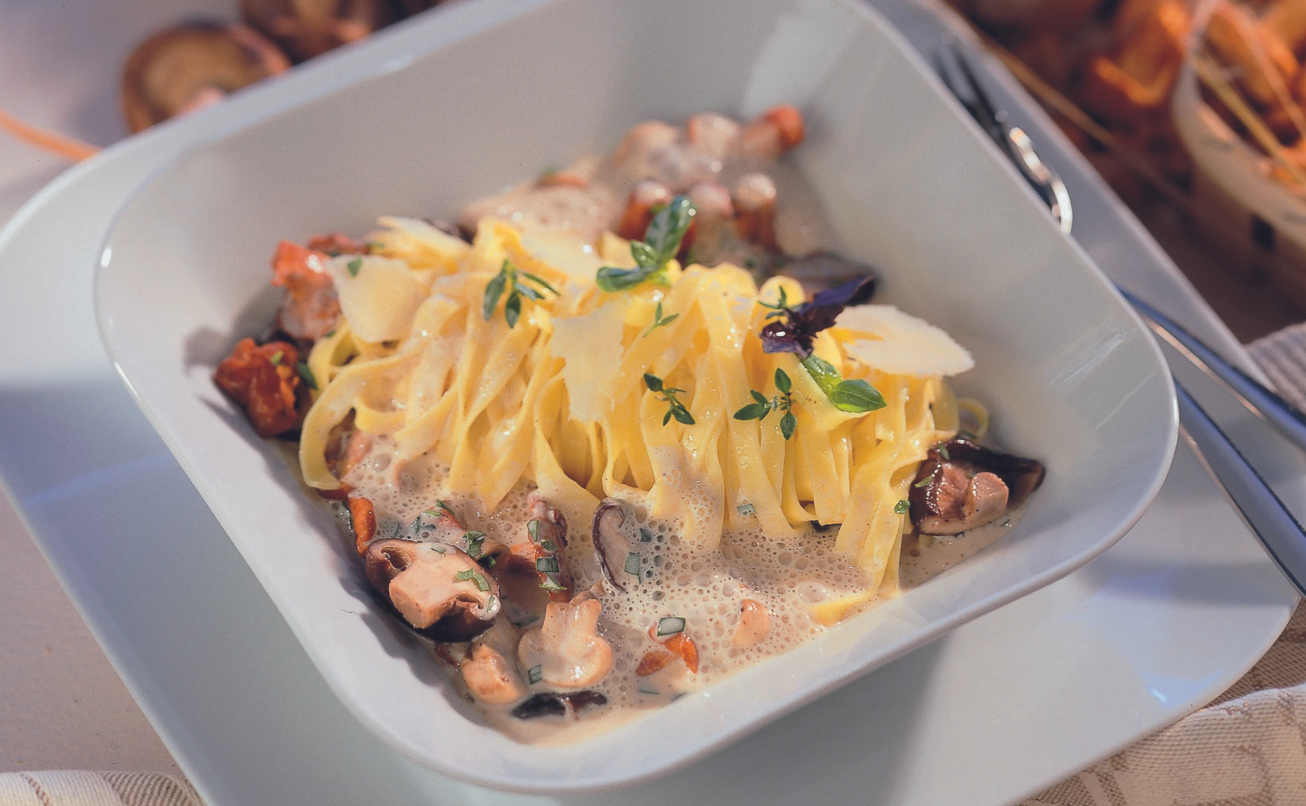 Tagliatelle mit Schwammerlsauce
