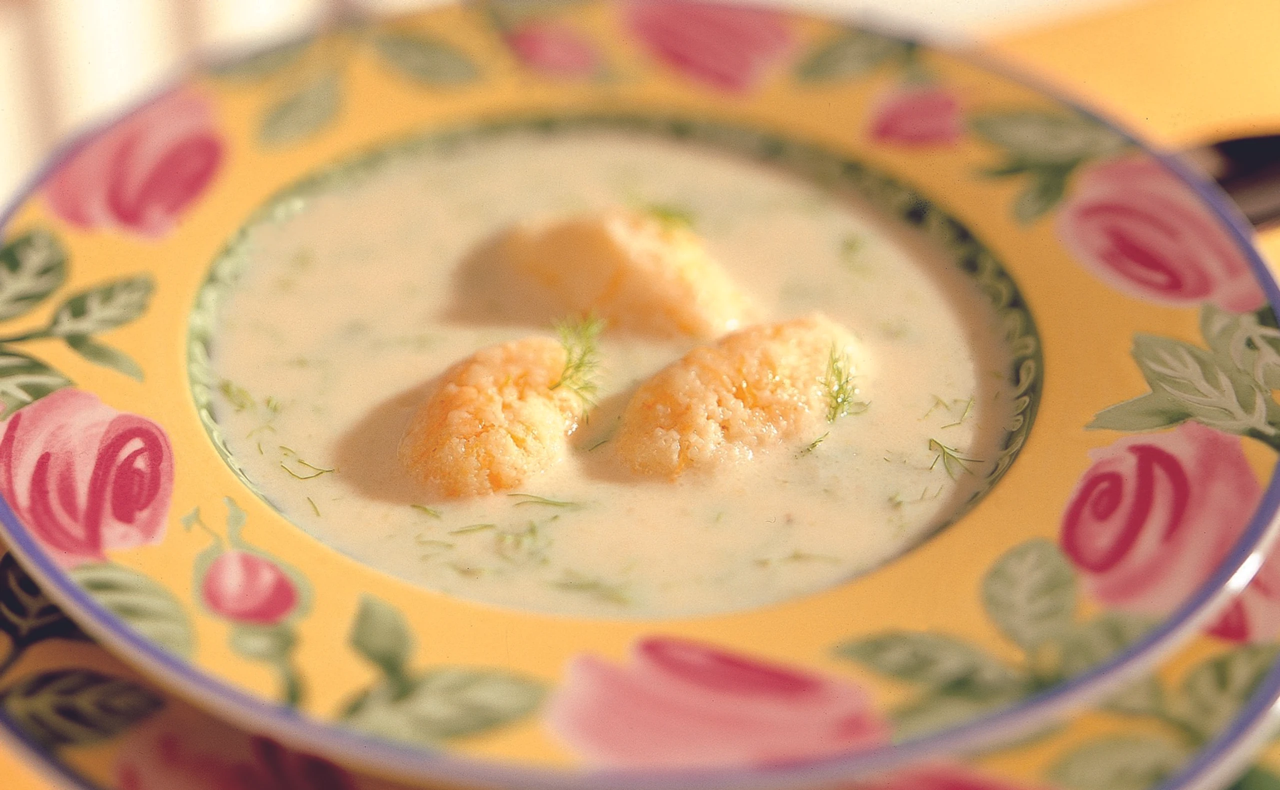 Fenchelsuppe mit Karotten-Nockerl