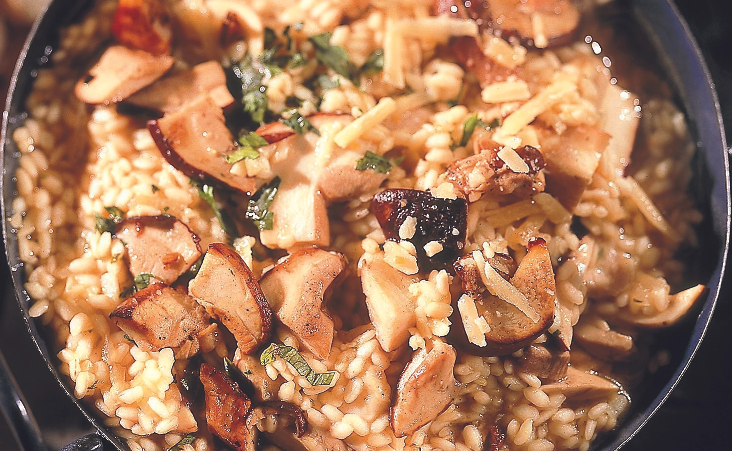Steinpilz Risotto mit Kräutern