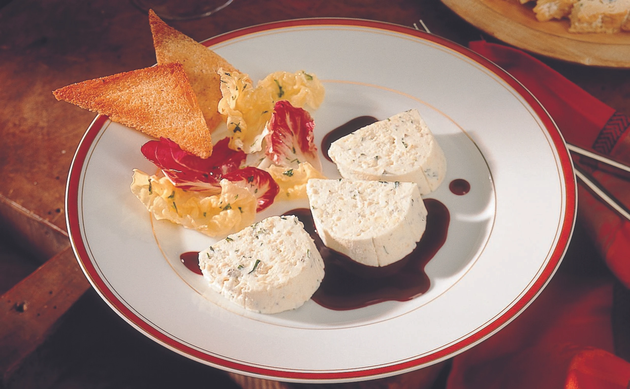 Blauschimmelkäse-Terrine