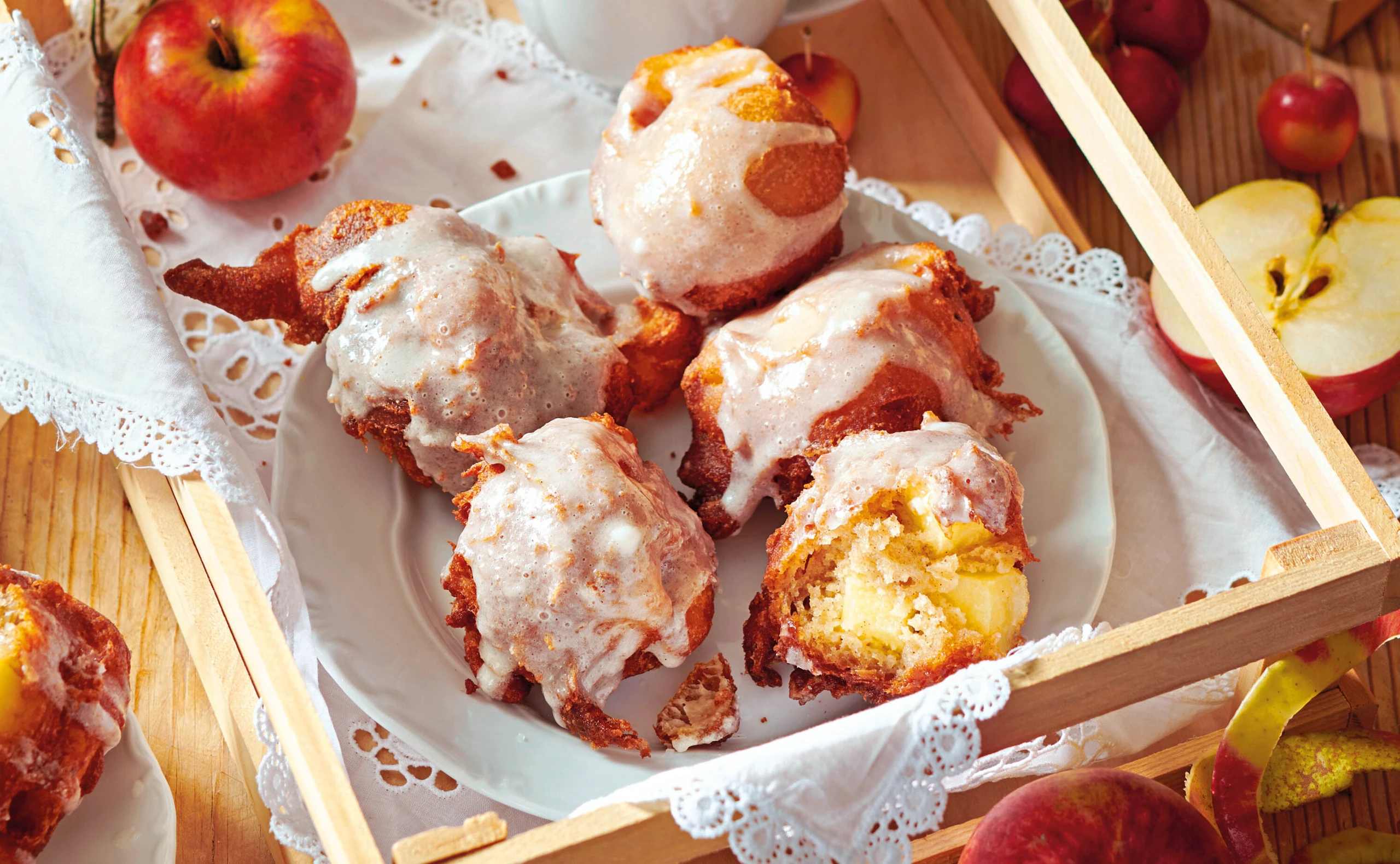 Apfel-Fritter