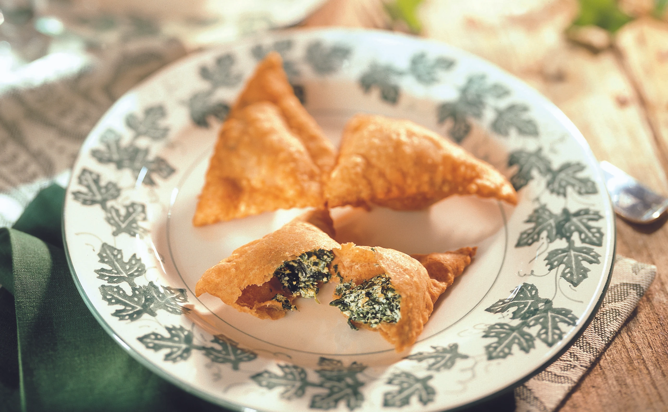 Südtiroler Tirteln mit Spinat-Ricotta-Fülle