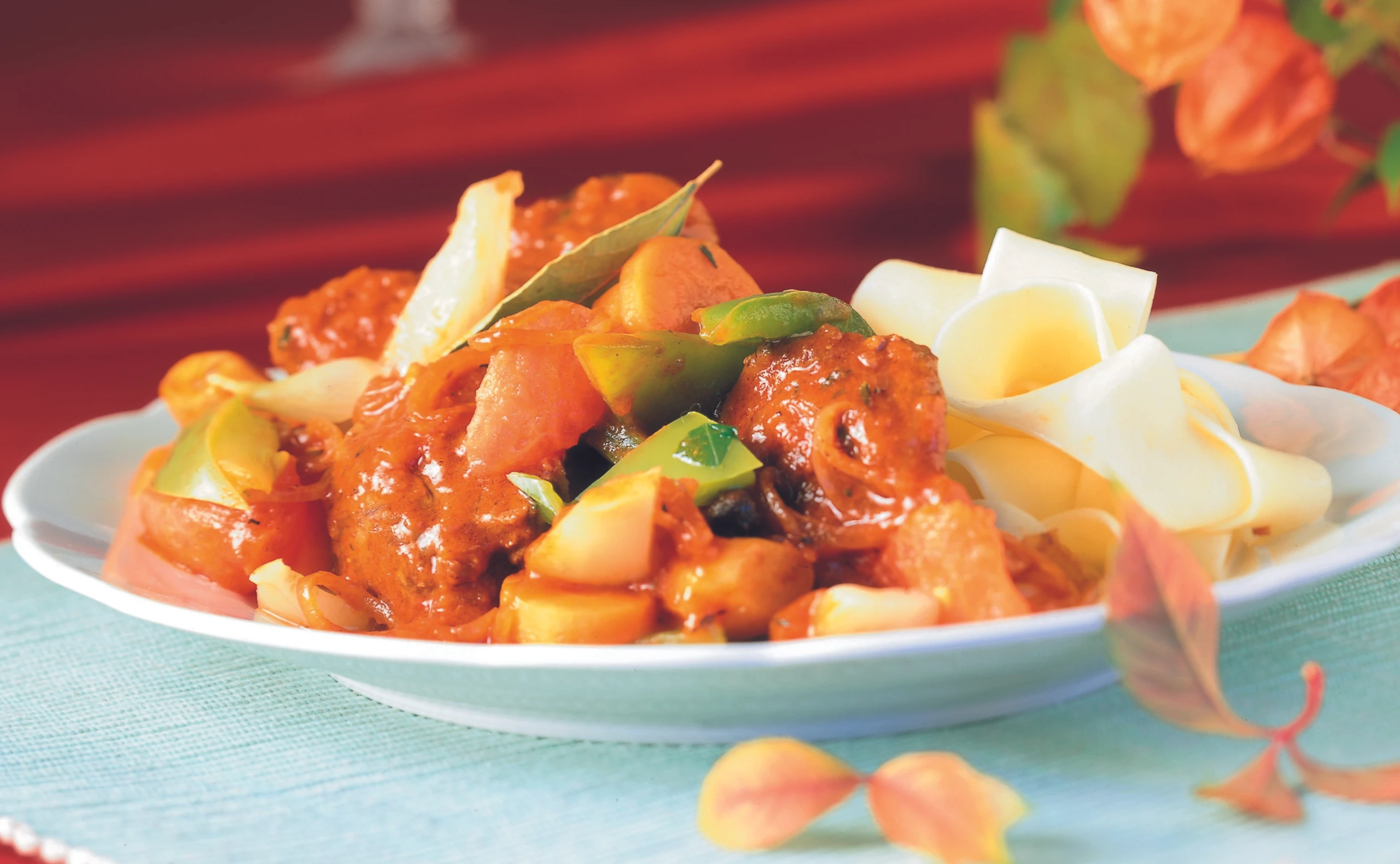 Rindsragout mit Fenchel und Tomaten