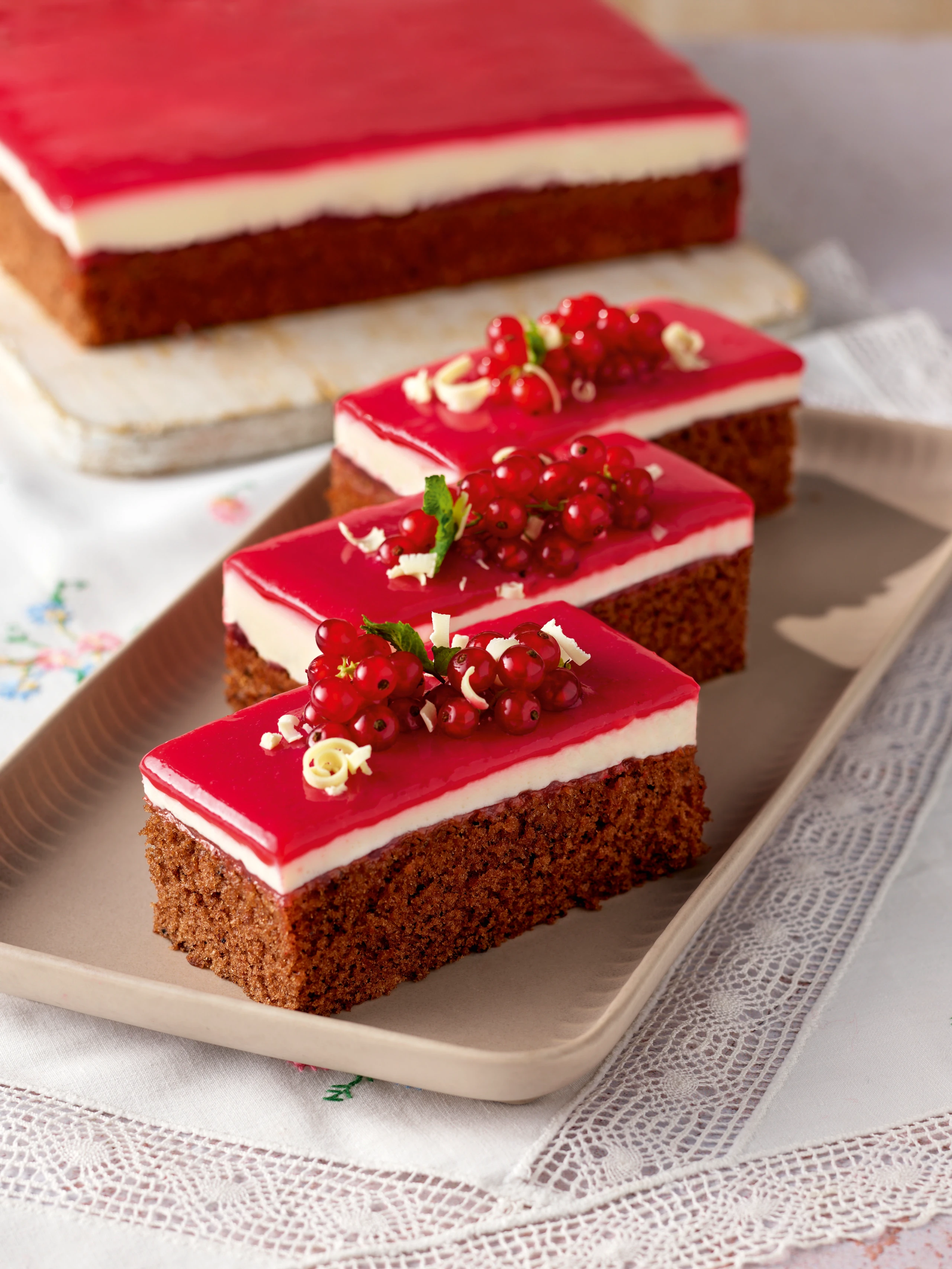 Ribisel-Joghurt-Schnitte