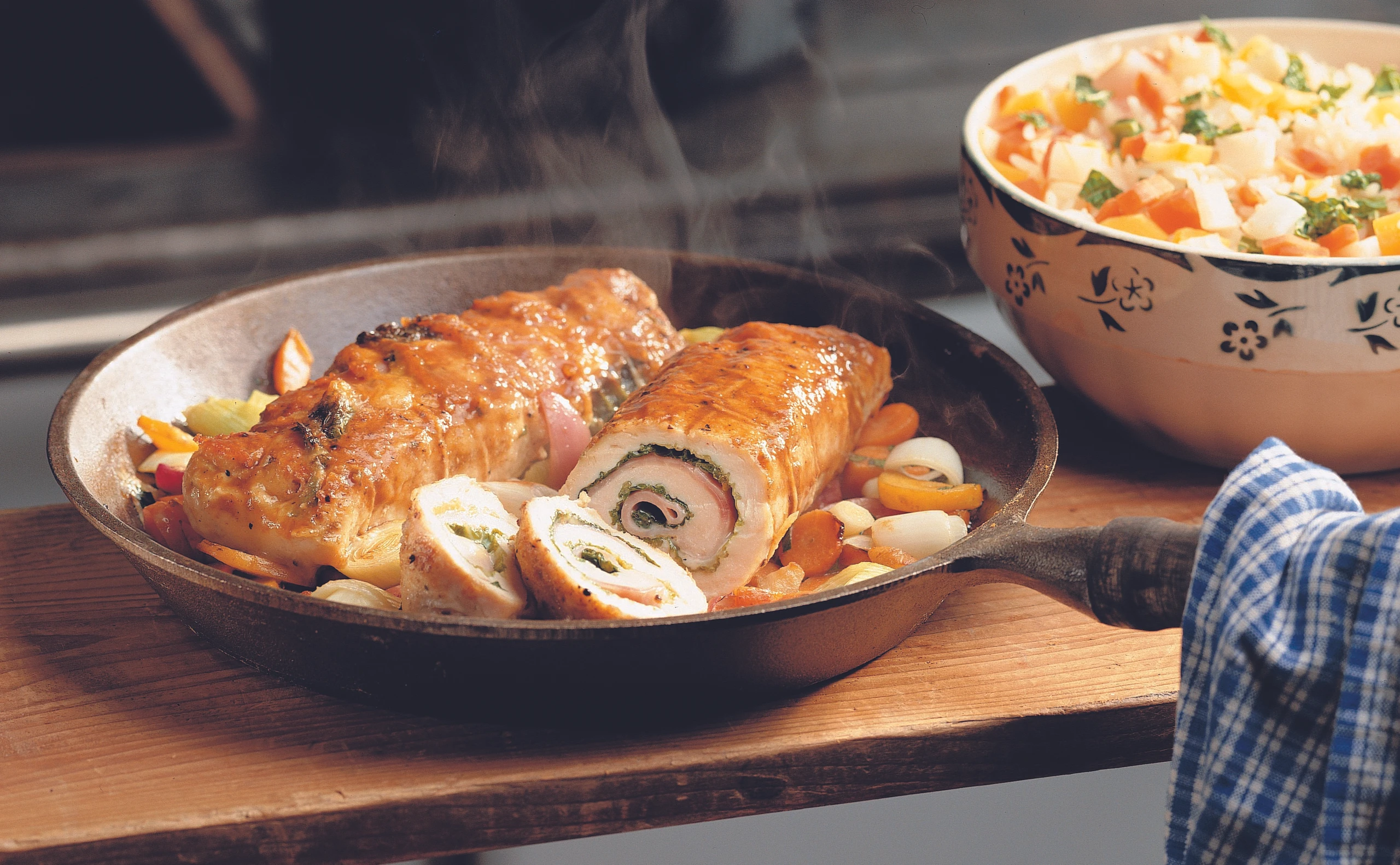 Rouladen mit Schinken-Käsefülle
