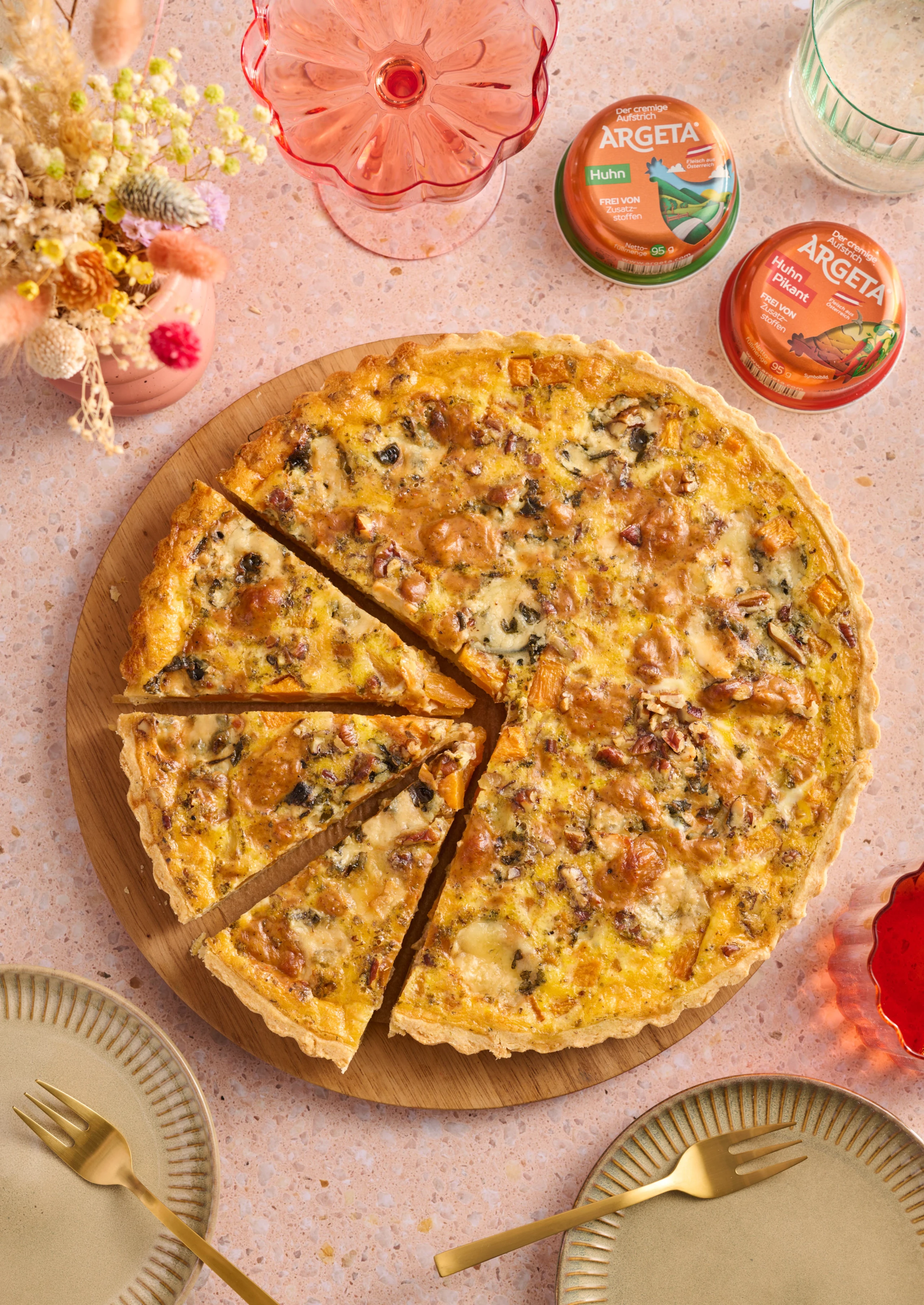 Herbstliche Quiche